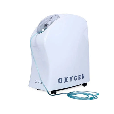 Concentrador de oxígeno de 5, con ruedas, accesorios incluidos - Marca Handy