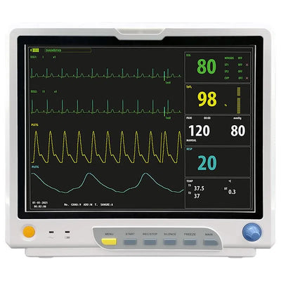 Monitor de paciente M15,  pantalla a color LCD, para adultos, niños y neonatal con Capnógrafo - Marca Xignal