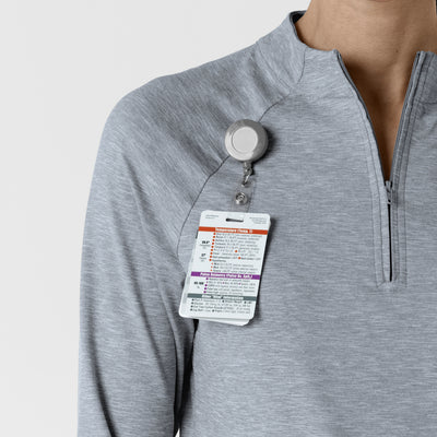 Sudadera ligera con cierre de cremallera de un cuarto y ventana para reloj para mujer - Marca Wink
