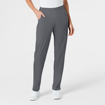 Pantalón Médico Doble Cargo Liso con Tejido Absorbente de Secado Rápido para Mujer / Uniforme Médico Marca Wink