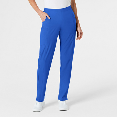 Pantalón Médico Doble Cargo Liso con Tejido Absorbente de Secado Rápido para Mujer / Uniforme Médico Marca Wink