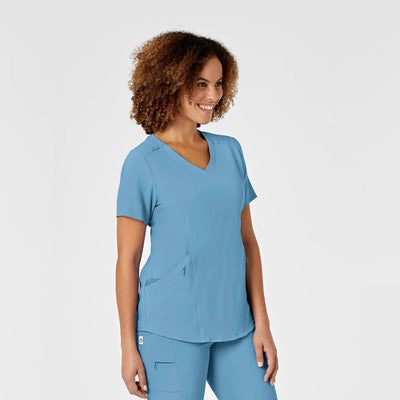 Uniforme Médico Color Azul Bahía para Mujer con Tela Ligera y Transpirable Durante Todo el Turno / Scrub Quirúrgico Wink