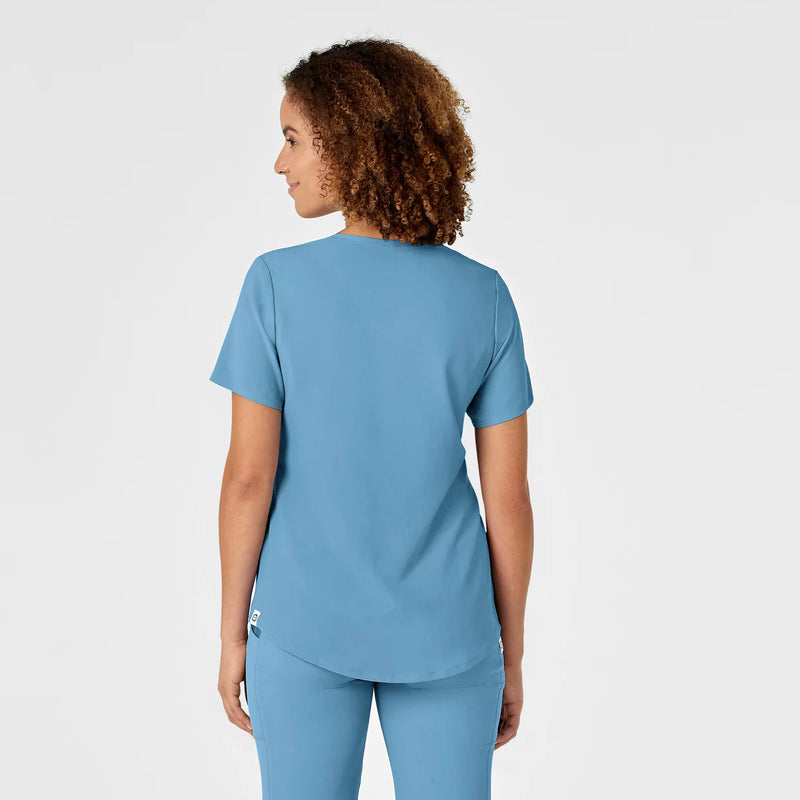 Uniforme Médico Color Azul Bahía para Mujer con Tela Ligera y Transpirable Durante Todo el Turno / Scrub Quirúrgico Wink