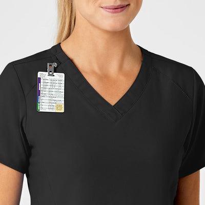 Uniforme Médico Color Negro para Mujer con Tejido Absorbente de Secado Rápido / Scrub Quirúrgico Wink