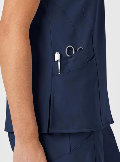 Uniforme Médico Color Azul Marino para Mujer con Tejido Absorbente de Secado Rápido / Scrub Quirúrgico Wink
