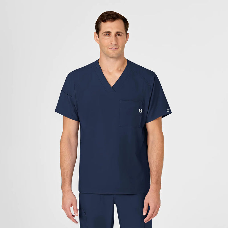 Uniforme Médico Color Azul Marino para Hombre con Tejido Absorbente de Secado Rápido / Scrub Quirúrgico Wink