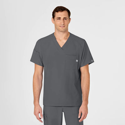 Uniforme Médico Color Gris para Hombre con Tejido Absorbente de Secado Rápido / Scrub Quirúrgico Wink