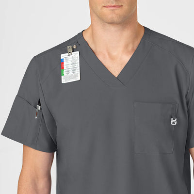 Uniforme Médico Color Gris para Hombre con Tejido Absorbente de Secado Rápido / Scrub Quirúrgico Wink