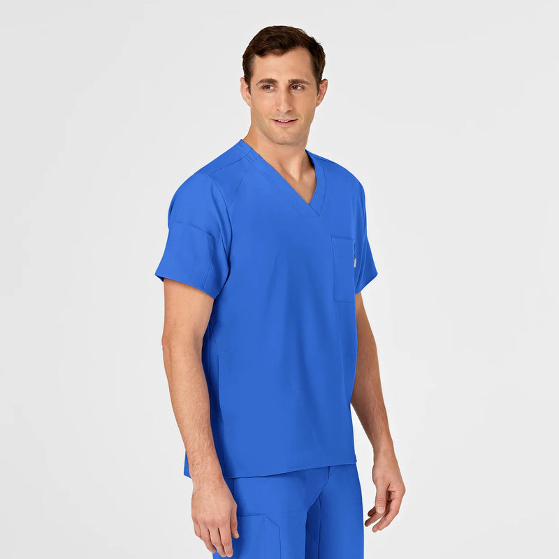 Uniforme Médico Color Azul para Hombre con Tejido Absorbente de Secado Rápido / Scrub Quirúrgico Wink