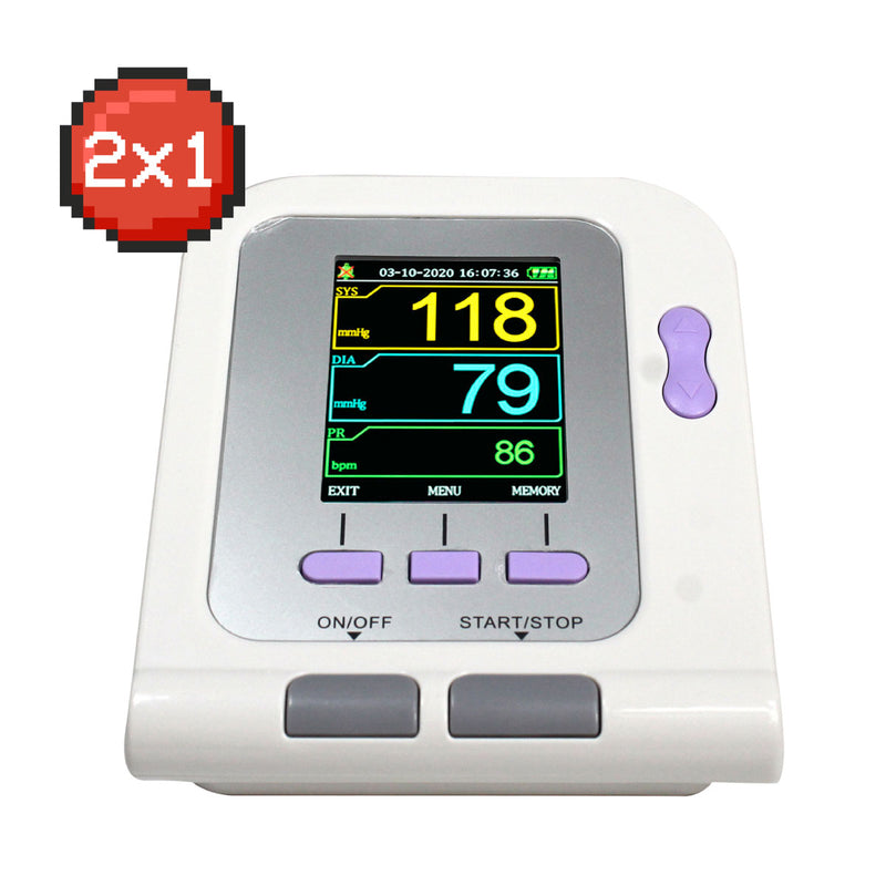 Baumanómetro veterinario con pantalla LCD a color con brazalete y conexión USB para transferencia de mediciones - Marca Checkatek