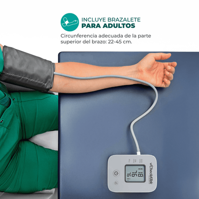 Baumanómetro digital de brazo con pantalla LCD y hasta 80 memorias BD-2 - Marca Checkatek