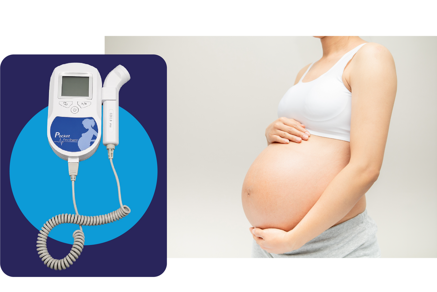 Sonoline B - El Doppler Fetal Oficial de Baby Doppler (Azul)