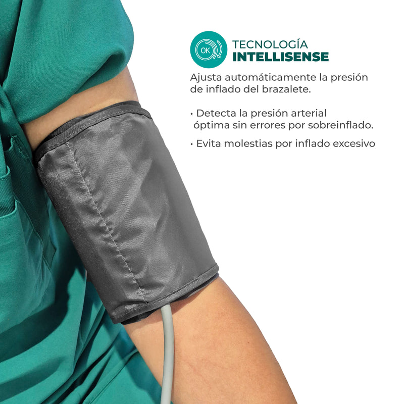 Baumanómetro digital para medir presión arterial con pantalla LCD y función de voz BD-1 | Marca Checkatek