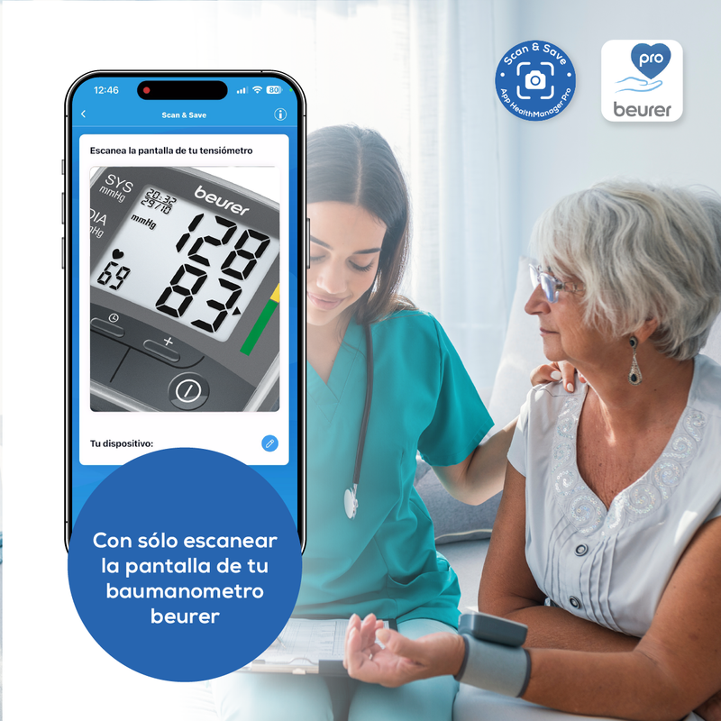 Baumanómetro Digital de Muñeca BC30 monitor de presión arterial para detección de arritmias - Marca Beurer
