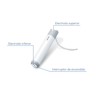 Baumanómetro Digital BM95, con dos funciones, medidor de presión arterial y genera electrocardiograma - Marca Beurer