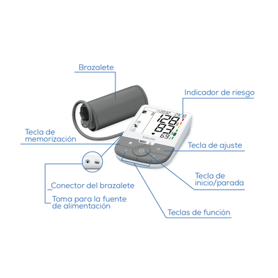 Baumanómetro Digital de brazo BM53 - Marca Beurer