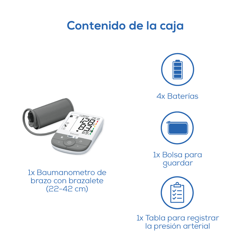Baumanómetro Digital de brazo BM53 - Marca Beurer