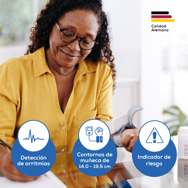 Baumanómetro Digital de muñeca con medición de pulso y presión arterial BC30 - Marca Beurer
