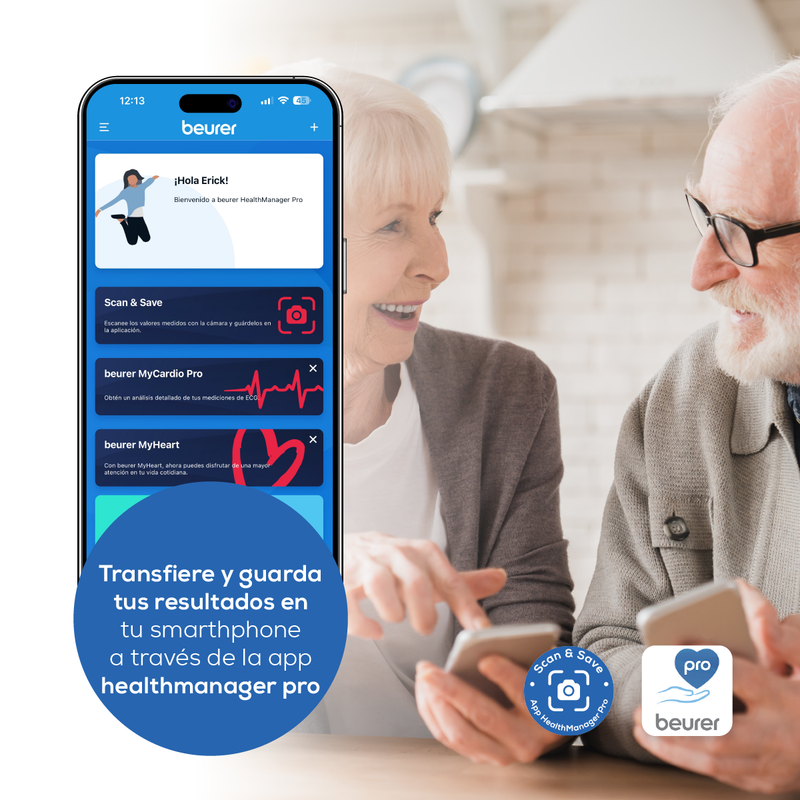 Baumanómetro Digital BC21 con voz, medidor de presión arterial de muñeca - Marca Beurer