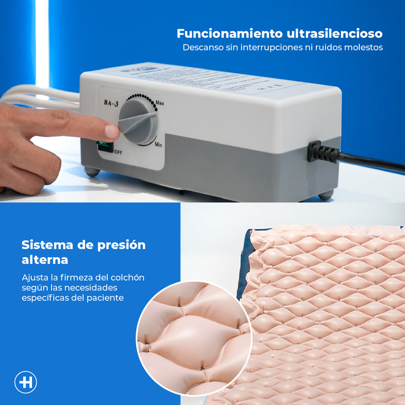 Colchón hospitalario de presión alterna CC04 - Marca Handy