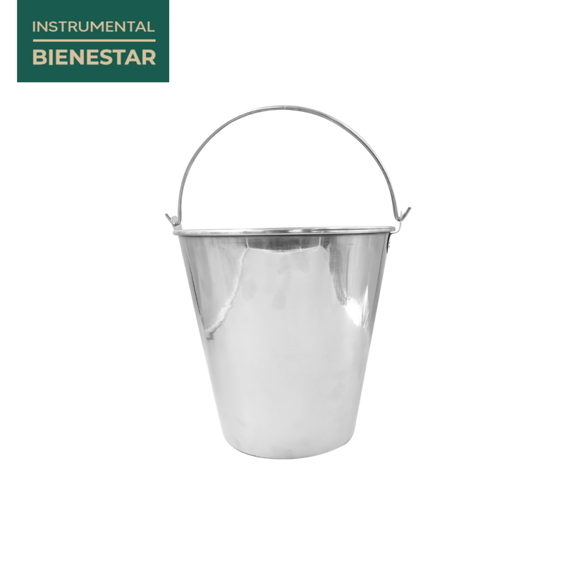 Cubeta Médica de Acero Inoxidable de 12 litros - Marca Hergom Medical