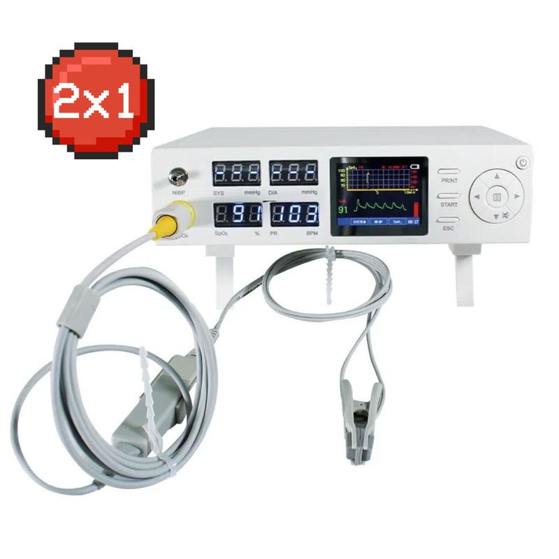 Monitor de paciente de 3 parámetros (NIBP, Oxigenación y pulso) para uso veterinario - Marca Xignal