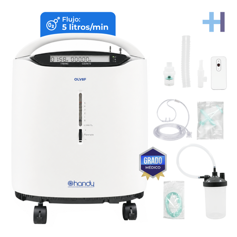 Concentrador de oxígeno 5 L | Marca Handy