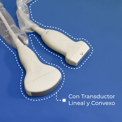 Ultrasonido Portátil para Uso Humano DP20 con Transductor Convexo y Lineal - DP20 Marca Mindray