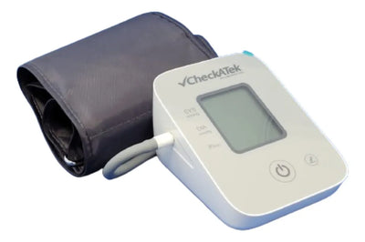 Baumanómetro Digital de brazo con pantalla LCD para medir presión arterial con función de voz BD-4 | Marca Checkatek