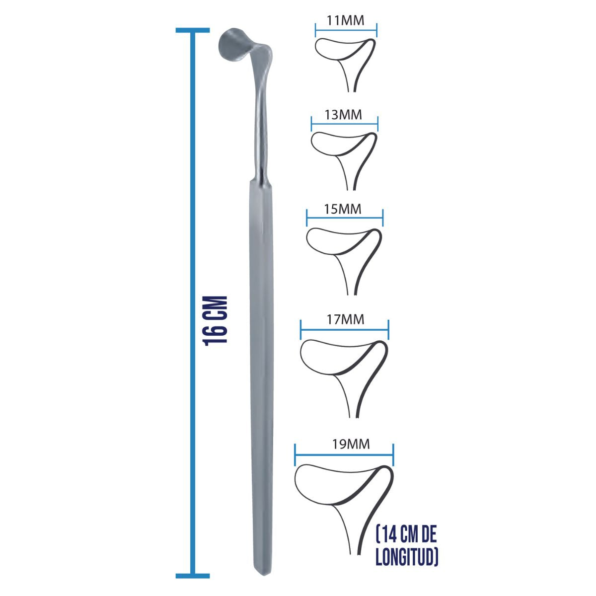 Ou Grade Desmarres Couvercle Rétracteur Isolé 10x12mm Lames Ophtalmique Ou Grade Desmarres Couvercle Rétracteur Isolé 10x12mm Lames Ophtalmique