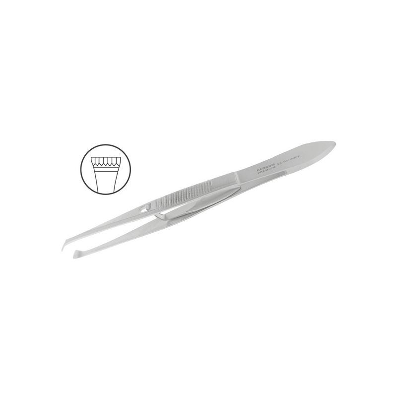 Pinza Graefe con Fijación - Marca Hergom Medical