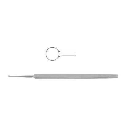 Cureta Meyhoefer Chalazion Hergom Premium | Instrumento Quirúrgico de Acero inoxidable Alemán de alta calidad