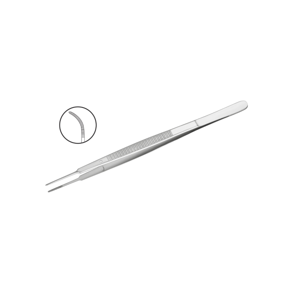 Pinza Per Chirurgia Plastica Aggiornata Punta Fine Dritta Con - Foto 3