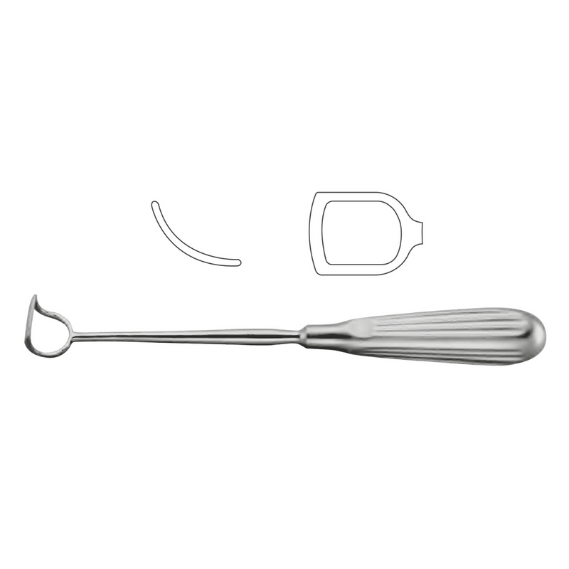 Cucharilla de Barnhill Hergom Premium | Instrumento Quirúrgico de Acero inoxidable Alemán de alta calidad