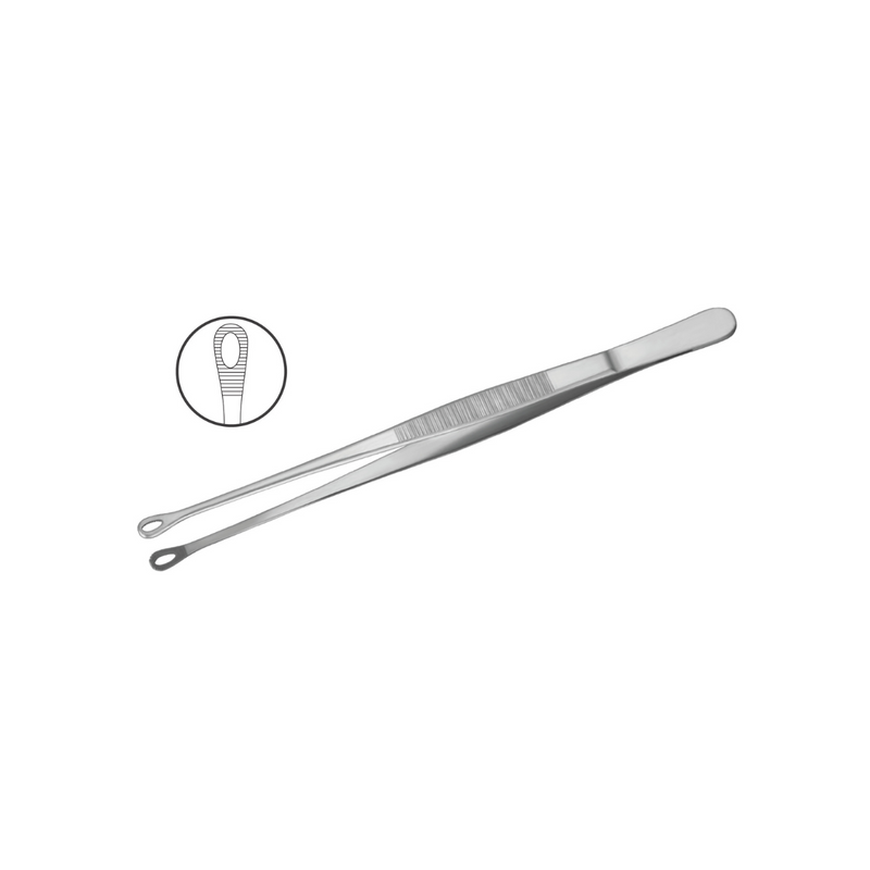 Pinza Singley con punta de anillo - Marca Hergom Medical