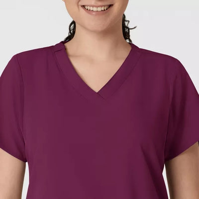 Uniforme Médico Color Vino para Mujer con Alto Desempeño en Repelencia a Fluidos / Scrub Quirúrgico Wink