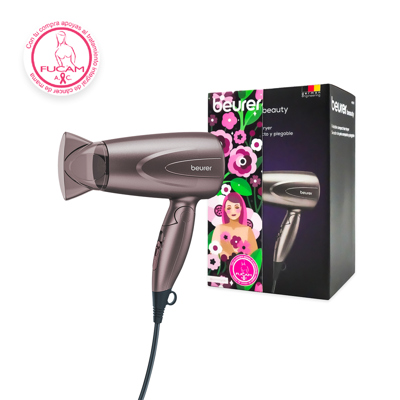 Secadora de cabello compacta HC17 - Marca beurer