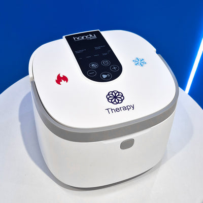 Kit Máquina de Crioterapia y Termoterapia + 1 almohadilla universal + 5 almohadillas para el cuerpo Modelo H600 - Marca Handy