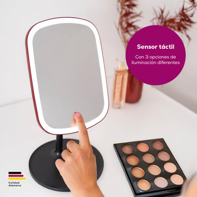 Espejo cosmético con iluminación BS47 limited edition cherry - Marca Beurer