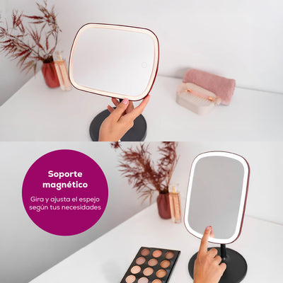 Espejo cosmético con iluminación BS47 limited edition cherry - Marca Beurer