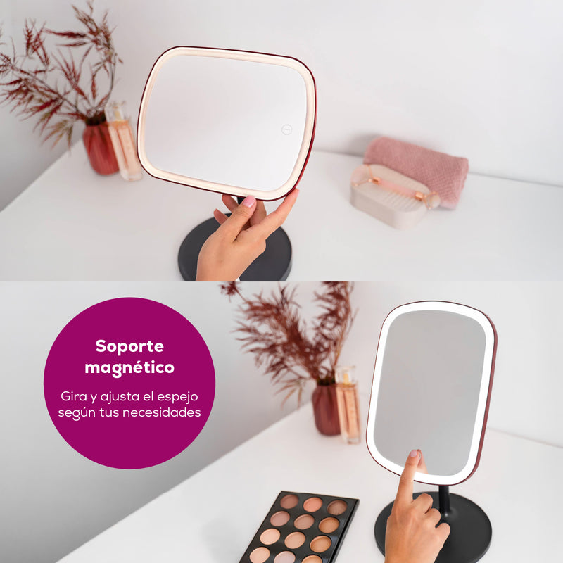 Espejo cosmético con iluminación BS47 limited edition cherry - Marca Beurer