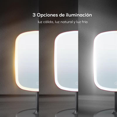 Espejo cosmético con iluminación BS47 limited edition cherry - Marca Beurer