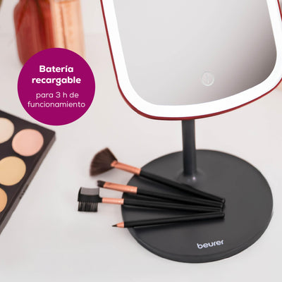 Espejo cosmético con iluminación BS47 limited edition cherry - Marca Beurer