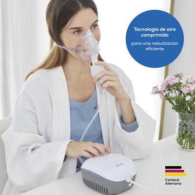 Nebulizador de compresor para niños o adultos con gran capacidad de nebulización modelo IH18 - Marca beurer®