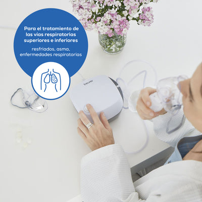 Nebulizador de compresor para niños o adultos con gran capacidad de nebulización modelo IH18 - Marca beurer®