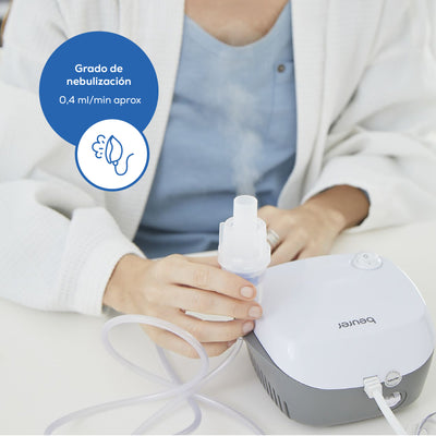 Nebulizador de compresor para niños o adultos con gran capacidad de nebulización modelo IH18 - Marca beurer®