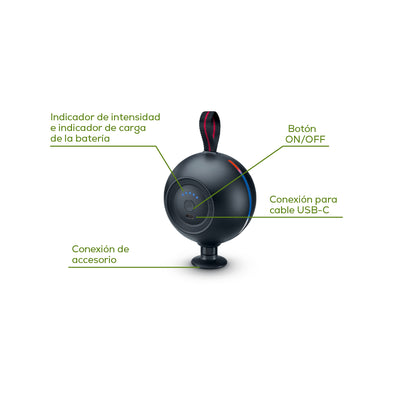 Pistola de masaje ergonómica con tecnología de sensor de presión MG101 - Marca Beurer