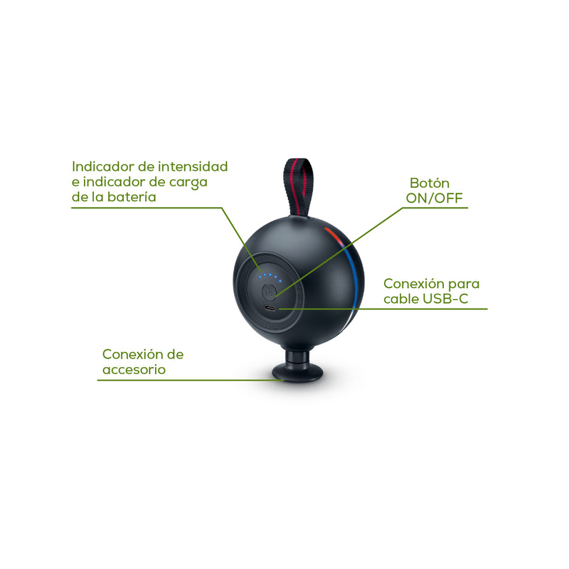Pistola de masaje ergonómica con tecnología de sensor de presión MG101 - Marca Beurer