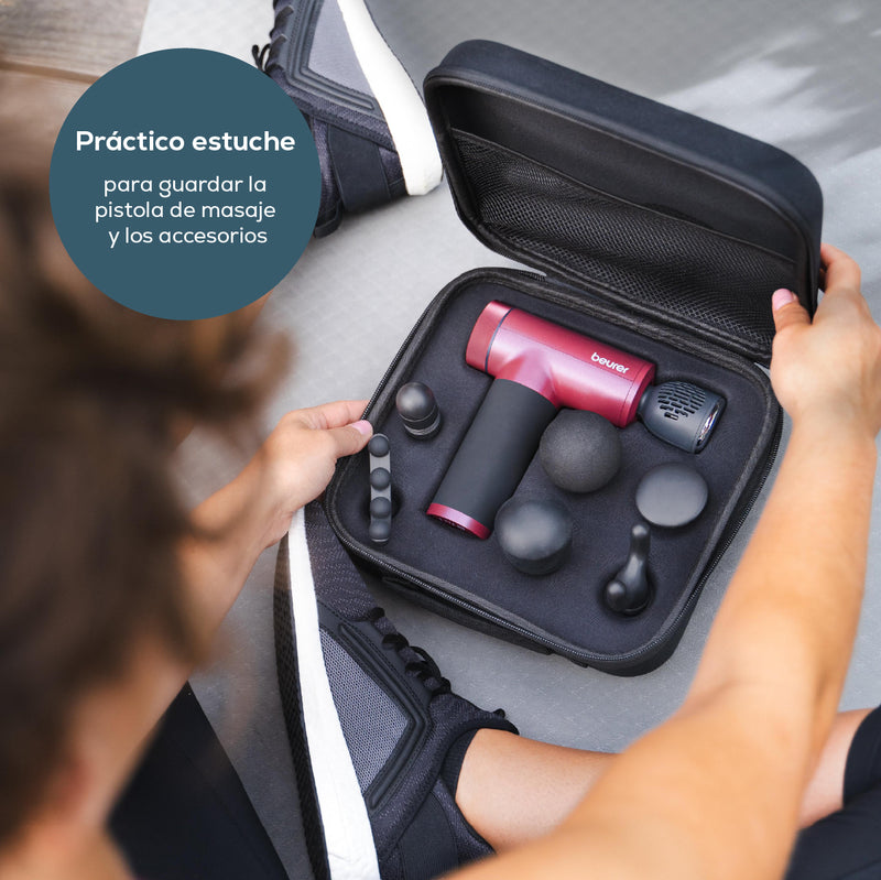 Pistola de masaje caliente y fría MG195BF2025 limited edition cherry - Marca Beurer