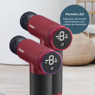 Pistola de masaje caliente y fría MG195BF2025 limited edition cherry - Marca Beurer